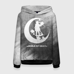 Женская толстовка 3D Angels of Death - grey gradient