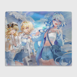 Плед 3D Genshin Impact Люмин Навия Фурина