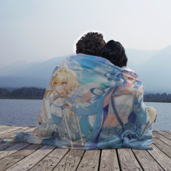 Плед 3D Genshin Impact Люмин Навия Фурина - фото 2