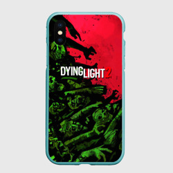 Чехол для iPhone XS Max матовый Dying Light 2 zombie