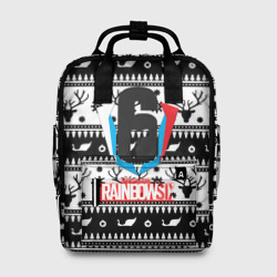 Сумка-рюкзак 3D Rainbow six winter pattern