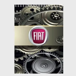 Скетчбук FIAT logo motors