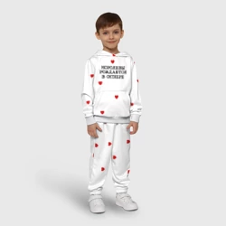 Детский костюм с толстовкой 3D Для именинницы: королевы рождаются в октябре - фото 2