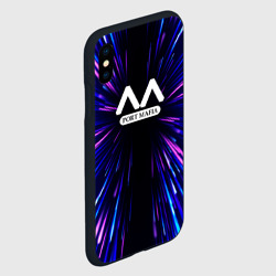 Чехол для iPhone XS Max матовый Bungo Stray Dogs neon energy - фото 2