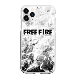 Чехол для iPhone 11 Pro Max матовый Free Fire white graphite