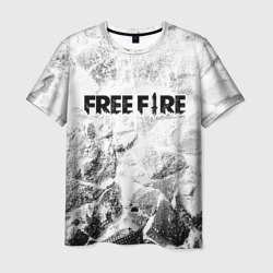 Мужская футболка 3D Free Fire white graphite