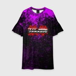 Детское платье 3D Tekken брызги красок