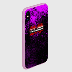 Чехол для iPhone XS Max матовый Tekken брызги красок - фото 2