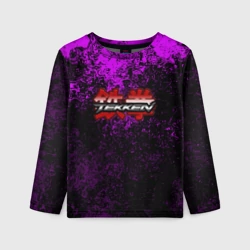 Детский лонгслив 3D Tekken брызги красок
