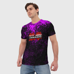 Мужская футболка 3D Tekken брызги красок - фото 2