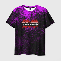 Мужская футболка 3D Tekken брызги красок