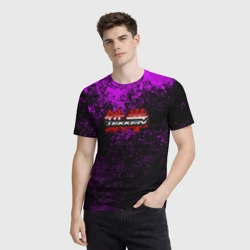 Мужская футболка 3D Tekken брызги красок - фото 2