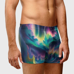 Мужские трусы 3D Фантастическое разноцветное сияние - фото 2