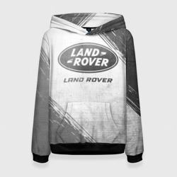 Женская толстовка 3D Land Rover - white gradient