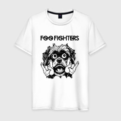 Мужская футболка хлопок Foo Fighters - rock dog