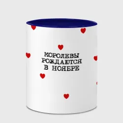 Кружка с полной запечаткой Для именинницы: королевы рождаются в ноябре - фото 2