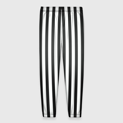 Мужские брюки 3D Полоски - Битлджус, цвет 3D печать - фото 2