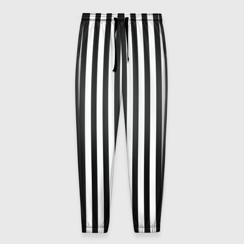 Мужские брюки 3D Полоски - Битлджус, цвет 3D печать