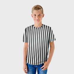 Детская футболка 3D Полоски - Битлджус - фото 2