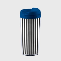 Термокружка-непроливайка Полоски - Битлджус