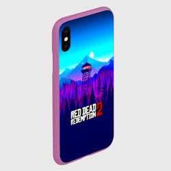 Чехол для iPhone XS Max матовый Red Dead Redemption rockstar - фото 2