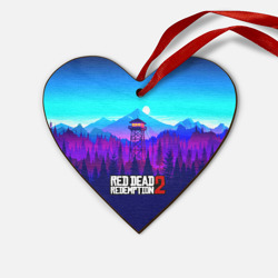 Деревянная игрушка Сердце Red Dead Redemption rockstar