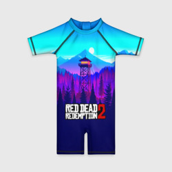Детский купальный костюм 3D Red Dead Redemption rockstar