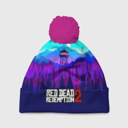 Шапка 3D c помпоном Red Dead Redemption rockstar