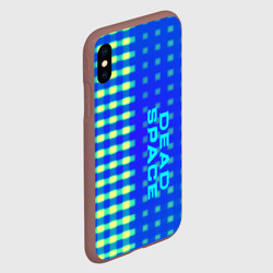 Чехол для iPhone XS Max матовый Dead space текстура айзека - фото 2