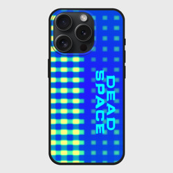Чехол силиконовый для Apple iPhone 15 Pro матовый Dead space текстура айзека