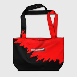 Пляжная сумка 3D Team Fortress 2 краски абстракция