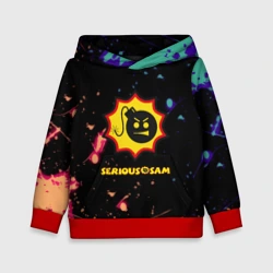 Детская толстовка 3D Serious Sam краски текстура