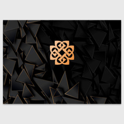 Поздравительная открытка Breaking Benjamin golden poly