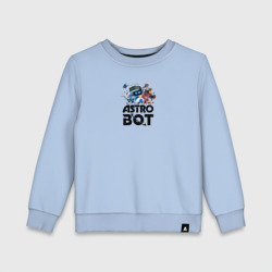 Детский свитшот хлопок Astro bot black 
