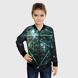 Детский бомбер 3D Космические линии звезды - фото 2