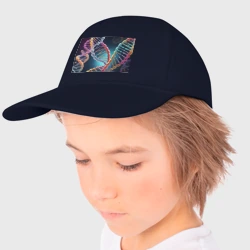 Детская бейсболка Разноцветный ДНК - фото 2