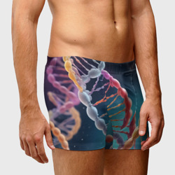 Мужские трусы 3D Разноцветный ДНК - фото 2