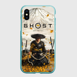 Чехол для iPhone XS Max матовый Ацу из Ghost of Yotei