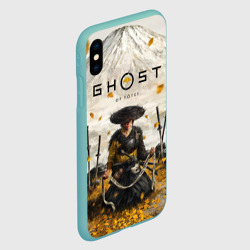 Чехол для iPhone XS Max матовый Ацу из Ghost of Yotei - фото 2