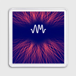 Магнит 55*55 Arctic Monkeys red energy