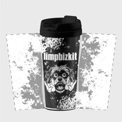 Термокружка-непроливайка Limp Bizkit рок пес - фото 2