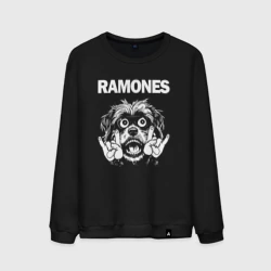 Мужской свитшот хлопок Ramones rock dog