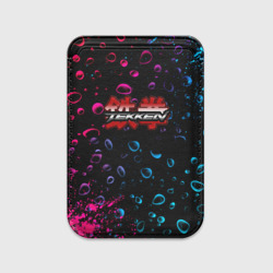 Картхолдер Magsafe магнитный Tekken неоновые капли