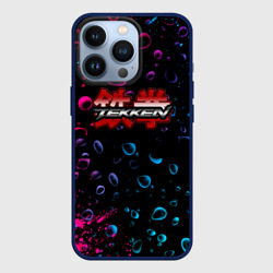 Чехол для iPhone 13 Pro Tekken неоновые капли