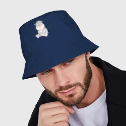 Мужская панама хлопок Детеныш бегемота - фото 2