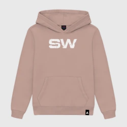 Мужская толстовка хлопок Street Workout OldSchool White Hoodie