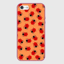 Чехол для iPhone 5/5S матовый Коровки