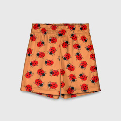 Детские спортивные шорты 3D Коровки