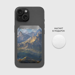 Картхолдер Magsafe магнитный Пейзаж гористой местности - фото 2