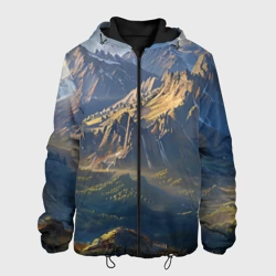 Мужская куртка 3D Пейзаж гористой местности